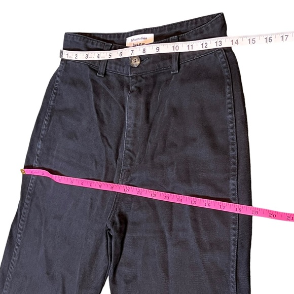 Reformation Marine Jeans in Black Size 26 - Picture 9 of 16